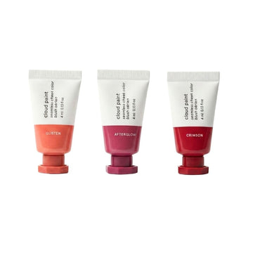 Glossier Mini Cloud Paint Blush Trio Holiday Gift Set: Crimson, Glisten & Afterglow GlossierAu supplements