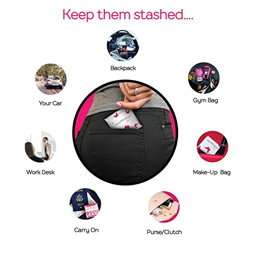 to-Go Panty Kit Includes 4 Items Seamless Thong Underwear Fresh Wipe Pantyliner & Washbag Travel Panty FreshAu supplements