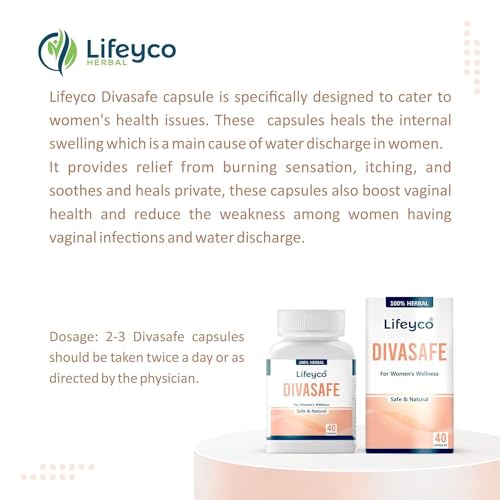 Divasafe Capsules for Abnormal Vaginal Discharge, 100% Natural Formulation Manufactured My StoreAu supplements
