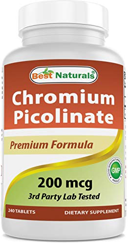 Best Naturals Chromium Picolinate Tablet, 200 mcg, 240 Count Best NaturalsAu supplements