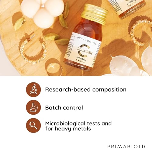 Primabiotic Collagen - Collagen Pack 30 Bottles 30 ml - High Collagen Content [10,000 mg] PRIMABIOTICUS supplements