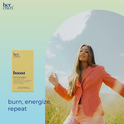 her own Boost, Helps Boost Energy, Supports Metabolism, Proprietary Thermogenic Blend her ownUS supplements