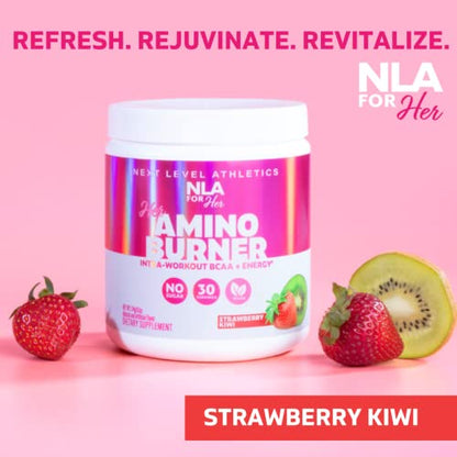 Her Thermogenic Amino Women's Pre Post & Intra Workout Booster (Strawberry Kiwi,30 Servings) NLA for HerUS supplements