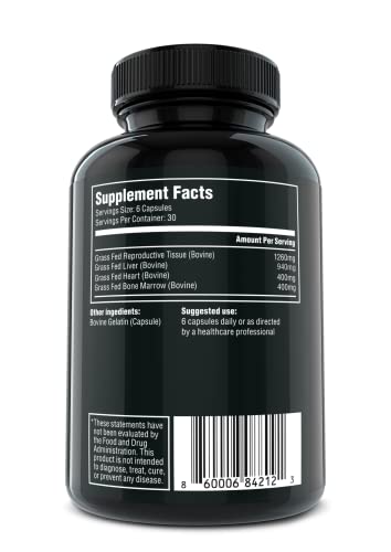 The Fittest Queen Organ Supplement, Hormone & Energy Support, 180 Capsules The Fittest EverAu supplements