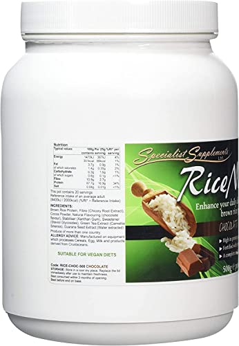 Specialist Supplements RiceNourish Chocolate Flavour Protein Powder 500g Specialist SupplementsAu supplements