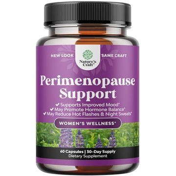 Complete Perimenopause Supplement for Women - Multibenefit Menopause Relief Natures CraftUS supplements