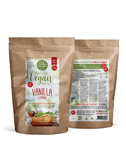 Ekopura Natural Vegan Protein – Vanilla - 500g | 75% Protein | Free from Allergens EkopuraAu supplements