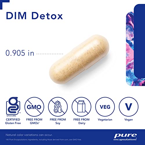 Pure Encapsulations DIM Detox | Supplement Support for Detoxification and Cellular Pure EncapsulationsUS supplements