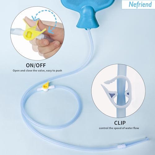 Nefriend-2L Enema Bag - Colon Cleanse - Constipation Relief - Vaginal Cleanse - Men's Health Msupps.comAu supplements
