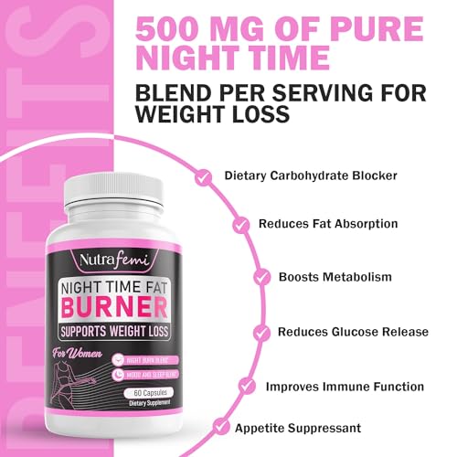 Nutrafemi Night time Fat Burner, Weight Loss Pills for Women – Thermogenic Fat Burner NutrafemiAu supplements