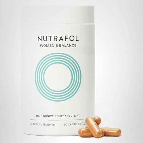 Nutrafol Women's Balance Hair Growth Supplements, Ages 45 and Up, Clinically Proven for Visibly Thicker Hair and Scalp Coverage, Dermatologist Recommended - 1 Month Supply NutrafolUS supplements