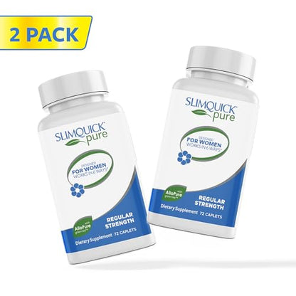 Slimquick Pure 3x Regular Strength Pills for Women to Help Achieve Weight Goals, Helps Metabolism SlimQuickUS supplements