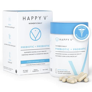 Happy v Dr. Formulated Vaginal Probiotics for Women, Clinically Proven Womens Probiotic Happy vAu supplements
