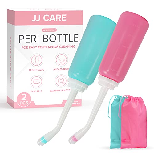 JJ CARE Peri Bottles - Pack of 2 Peri Bottles for Postpartum Care Kit, 500 ml Peri Bottles JJ CAREAu supplements