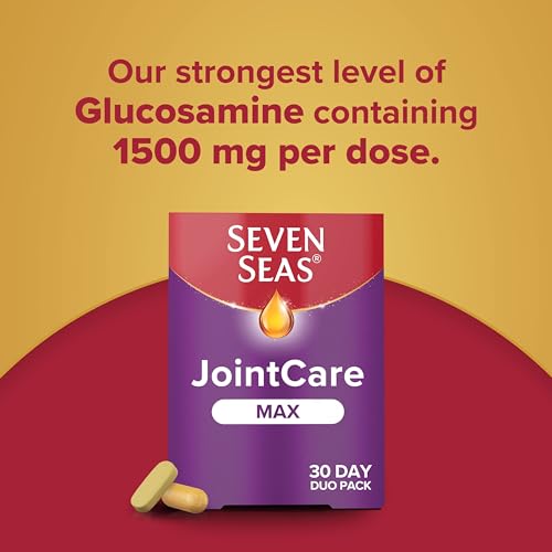 Seven Seas JointCare Max, With High-Strength Glucosamine plus Omega-3, Collagen Seven SeasUS supplements