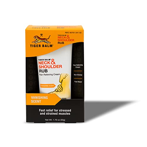 Tiger Balm Neck & Shoulder Rub Vanishing Scent 1.76 oz (Pack of 2) Tiger BalmAu supplements