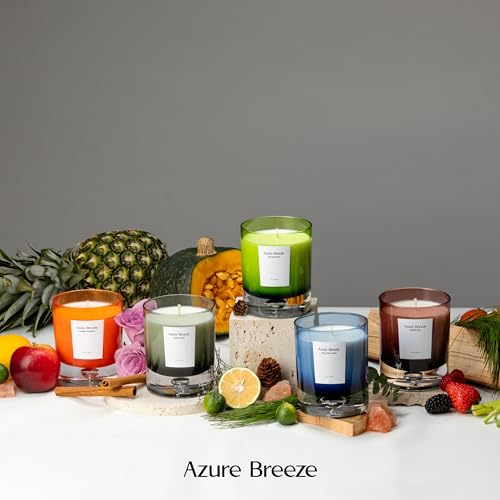 Pumpkin Scented Candles for Home - 12 oz, 70 Hours Burning - Natural Essential Oils & Soy Wax Azure BreezeAu supplements