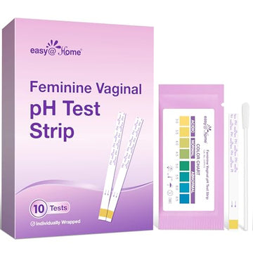 Easy@Home Vaginal pH Test -10 Strips | BV Test Kit at Home for Women | Yeast Infection Test + pH Balance Easy@HomeAu supplements