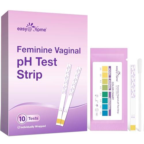 Easy@Home Vaginal pH Test -10 Strips | BV Test Kit at Home for Women | Yeast Infection Test + pH Balance Easy@HomeAu supplements