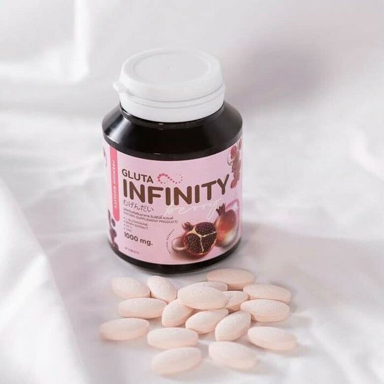 Gluta Infiniy 1000mg L-Glutathione Supplement Tripeptide Fish Collagen L-Glutamine Ascorbic Alizée SpaAu supplements