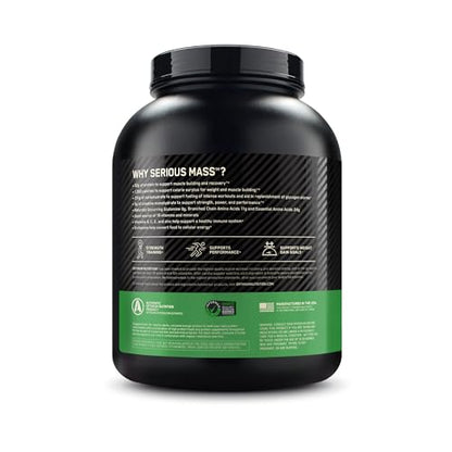 Optimum Nutrition Serious Mass, Weight Gainer Protein Powder, Chocolate, 6 Pound Optimum NutritionUS supplements