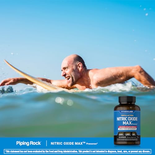 Fitness Labs Nitric Oxide Supplement | 3000mg | 120 Capsules | Nitric Oxide Pre Workout Fitness LabsAu supplements