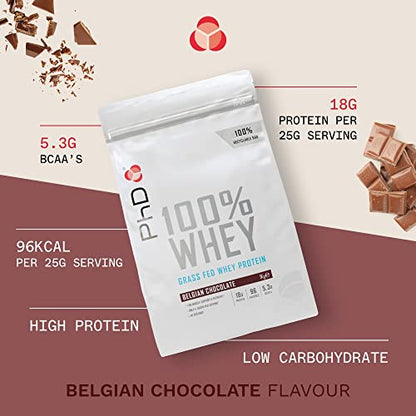 PhD Nutrition 100 Percent Whey, Grass Fed Whey, Lean Muscle Protein Powder PhDUS supplements