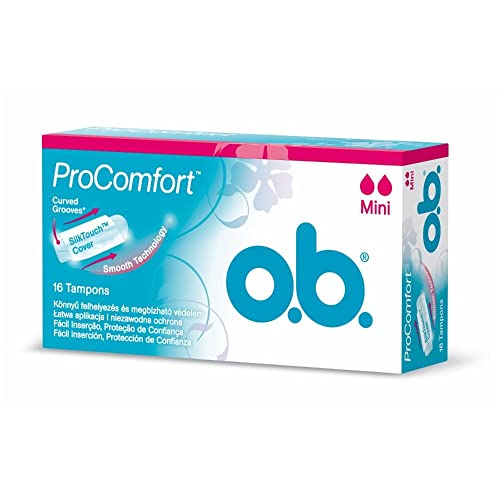 OB O.B. Pro Comfort Mini Tampon 16s -O.B.PRO Comfort Super tampons with Fluid-Lock Grooves o.b.Au supplements