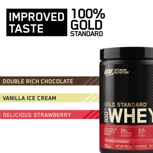 Optimum Nutrition Gold Standard 100% Whey Muscle Building and Recovery Protein Powder Optimum NutritionUS supplements