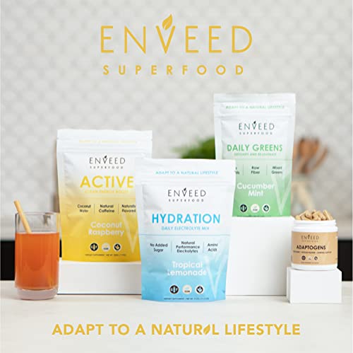 ENVEED SUPERFOOD Active | Natural Caffeine and Adaptogen Pre Workout Powder ENVEED SUPERFOODAu supplements