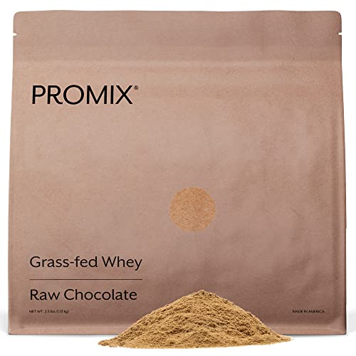 Promix Whey Protein Powder, Raw Chocolate - 2.5lb Bulk - Grass-Fed & 100% All ProMix NutritionUS supplements