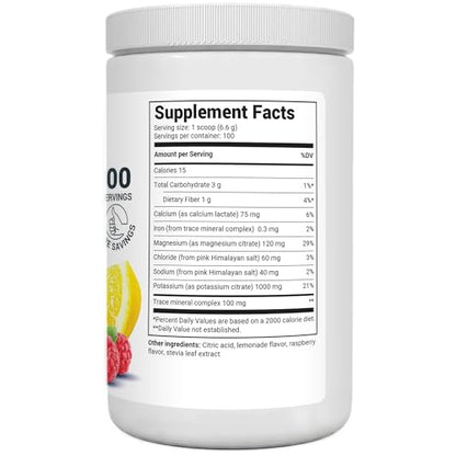 Dr. Berg Hydration Keto Electrolyte Powder - Enhanced w/ 1,000mg of Potassium Dr. Berg NutritionalsUS supplements