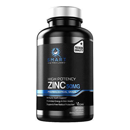 High Potency Zinc Picolinate 50MG- Vegan Zinc Supplement, Supports SMART NUTRA LABSUS supplements