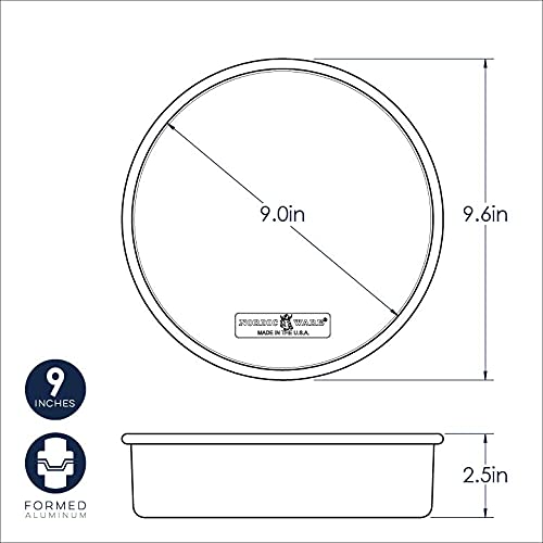 Nordic Ware Naturals Round Cake Pan, 9-Inch 2-Pack Nordic WareAu supplements
