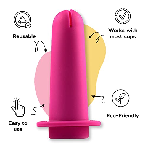 SHORDY Applicator Tool for Menstrual Cups for Easy Insertion with Lube Gel, Reusable Period Cup SHORDYAu supplements