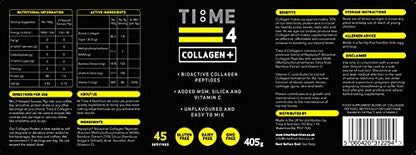 Time 4 Collagen + 45 Servings – Pure Hydrolysed Collagen Powder for Women & Men Time 4 NutritionUS supplements