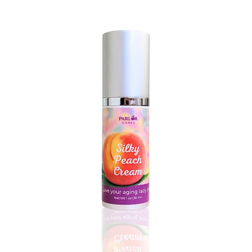 Silky Peach Cream by Parlor Games – Bioidentical Estriol Cream for Women – Menopause Relief for Vaginal Dryness & Vulva Itch – 30ml Bottle (2 Month Supply) Parlor GamesAu supplements