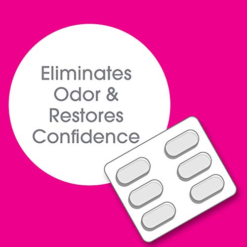 vH essentials Vaginal Odor Treatment - pH Balanced Vaginal Suppositories - 6 Tablets With Applicator, White vH essentialsAu supplements