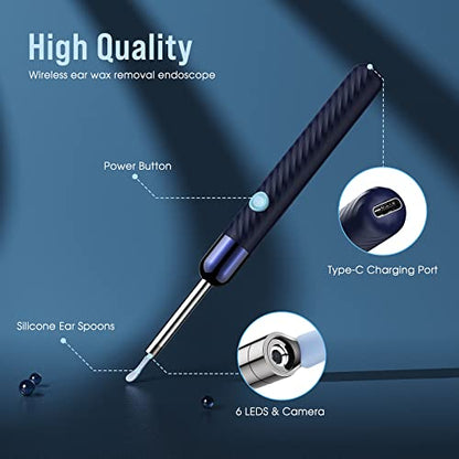 Ear Wax Removal - Earwax Remover Tool with 8 Pcs Ear Set - Ear Cleaner LEIPUTUS supplements