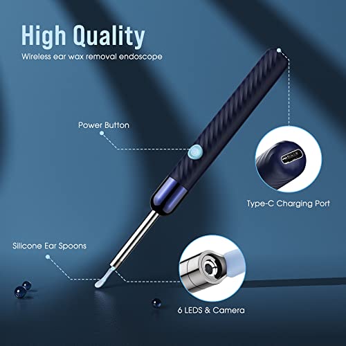 Ear Wax Removal - Earwax Remover Tool with 8 Pcs Ear Set - Ear Cleaner LEIPUTUS supplements