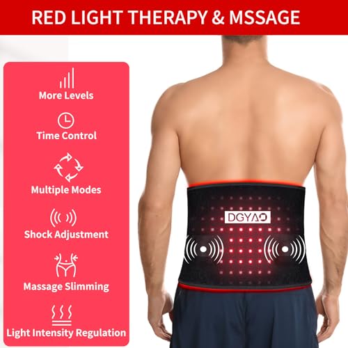 TUOYR Cordless Red Light Therapy Belt for Back Pain Relief with 10000mAH Power Bank TUOYRAu supplements