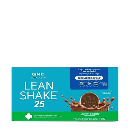 GNC Total Lean | Lean Shake 25, To Go Bottles | Low-Carb Protein Shake to Improve Weight GNCUS supplements