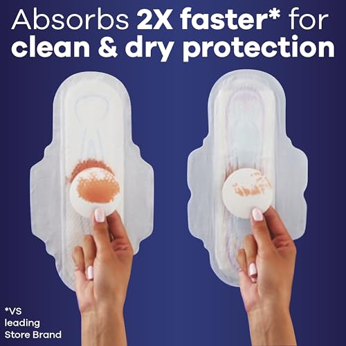Always Ultra Thin Feminine Pads with Wings for Women, Size 4, Overnight Absorbency, Unscented AlwaysAu supplements