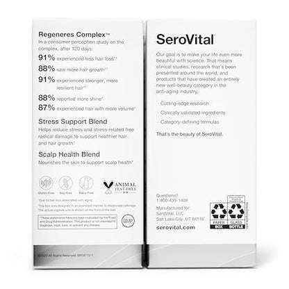 SeroVital Hair Regeneres Advanced Healthy Hair Growth Bundle SerovitalUS supplements