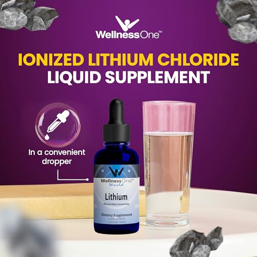WellnessOne Liquid Lithium Supplements - Ionic Lithium Supplement Liquid WellnessOneUS supplements