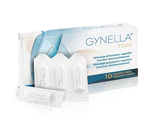Pharma Brand GYNELLA Flora Vaginal Suppositories 10 Pieces - restores Damaged Vaginal microflora Due to Infection Pharma BrandAu supplements