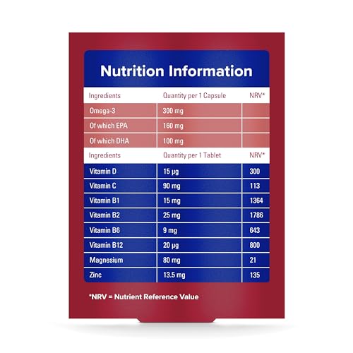 Seven Seas Omega-3 & Multivitamins Man, With B Vitamins and Magnesium, 30-Day Duo Seven SeasUS supplements