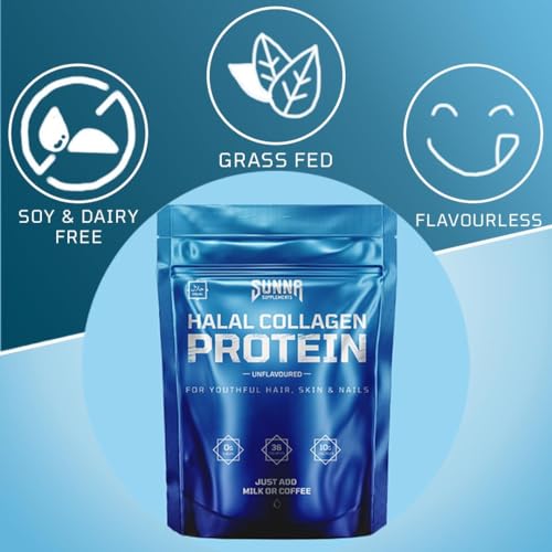 SUNNA SUPPLEMENTS - Halal Bovine Collagen Protein Powder for Hair, Skin, Nails and Joints SUNNA SUPPLEMENTSAu supplements