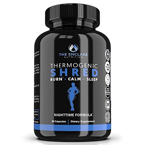 Thermogenic Shred - Fat Burner Sleep Aid Diet Pills, Appetite Suppressant for Weight Loss THE ENCLARE NUTRITIONUS supplements