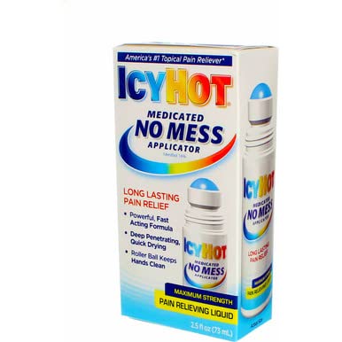 Icy Hot Medicated No Mess Applicator Max-Strength 2.5 Ounce (73ml) (6 Pack) Icy HotAu supplements